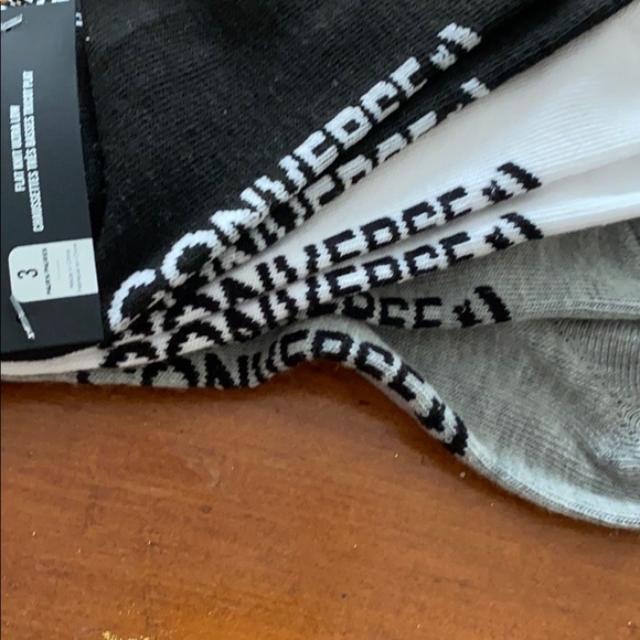Converse Chucks Socks 3 Pack Ultra Low No Show NWT - Picture 6 of 9